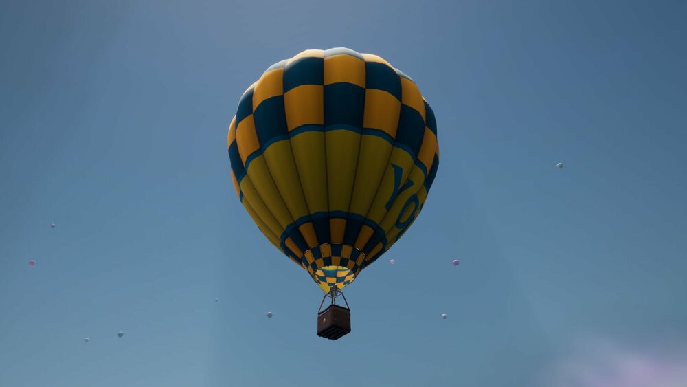 Flyable Blimp & Hot Air Balloon (With Sound) 