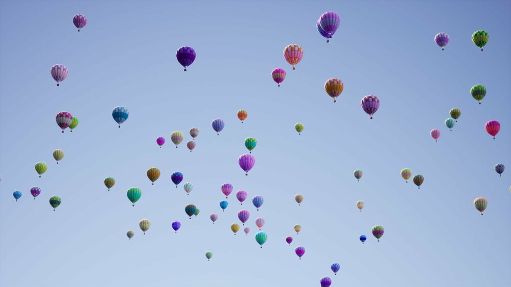 Flyable Blimp & Hot Air Balloon (With Sound) 