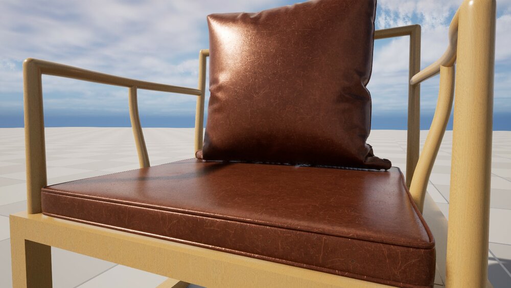 Realistic Sofa Col04 