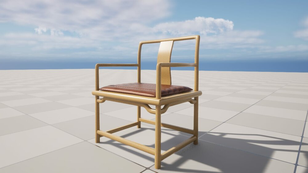 Realistic Sofa Col04 