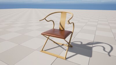 Realistic Sofa Col04 