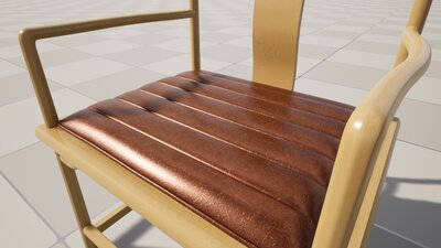 Realistic Sofa Col04 