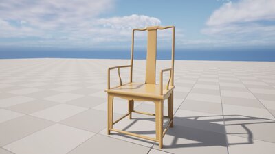 Realistic Sofa Col04 