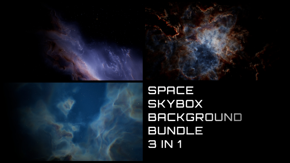 Space Skybox Background Bundle 