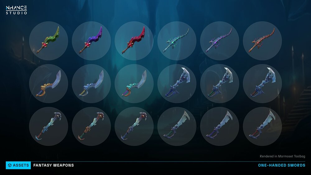 Stylized Fantasy Weapons Pack #2 