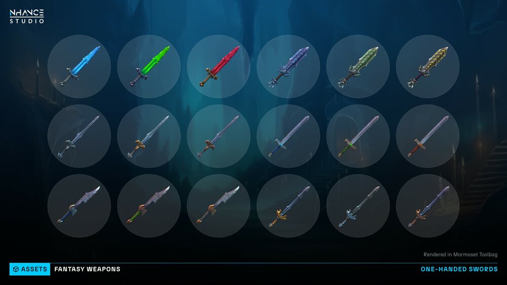 Stylized Fantasy Weapons Pack #2 