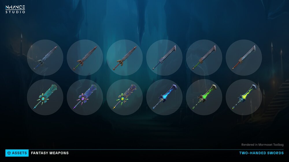 Stylized Fantasy Weapons Pack #2 