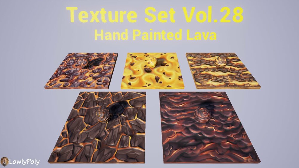 Lava Vol.28 - Hand Painted Textures 