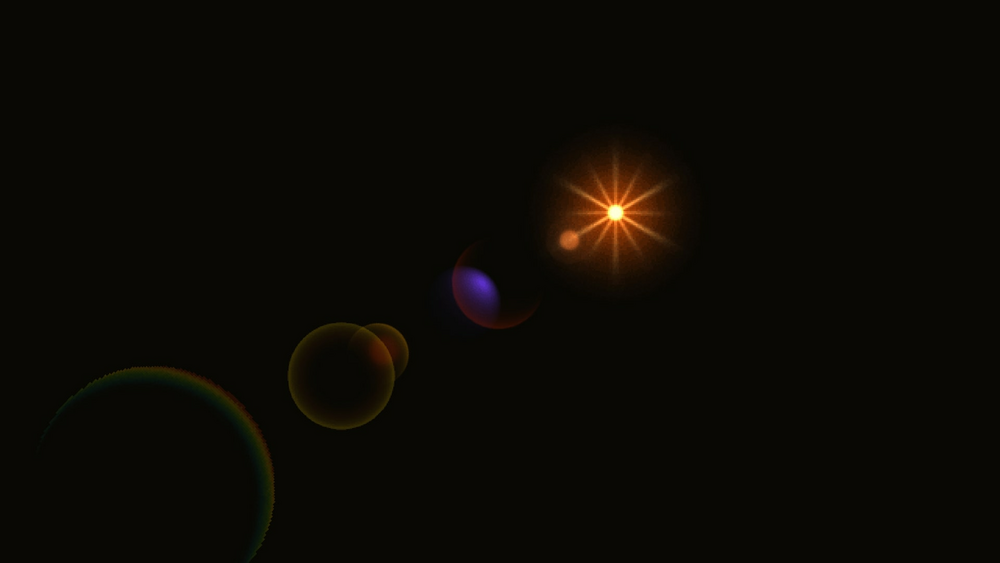 Retro Particles & Lens Flares 