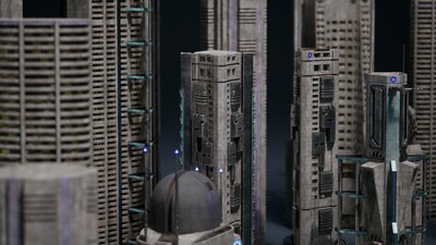 Future City VOL.3 - Background Buildings (Nanite + LP) 