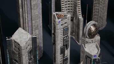 Future City VOL.3 - Background Buildings (Nanite + LP) 