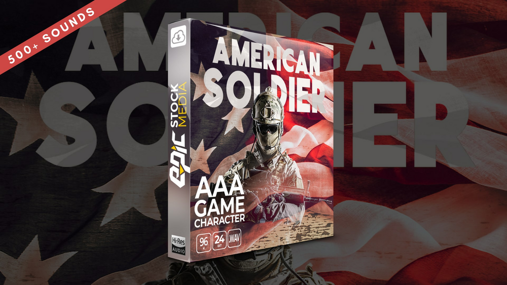 Game Character American Soldier - Male 