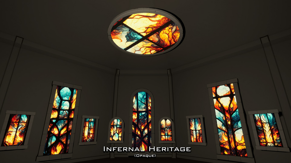 Sublime Stained Glass Materials: Pack 03 