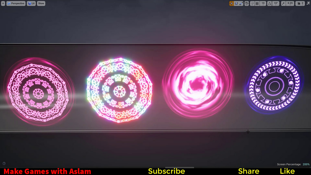 VFX_Magical Array_Portal Magical Circle Spark effect 