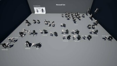 Werewolf Animation Set 