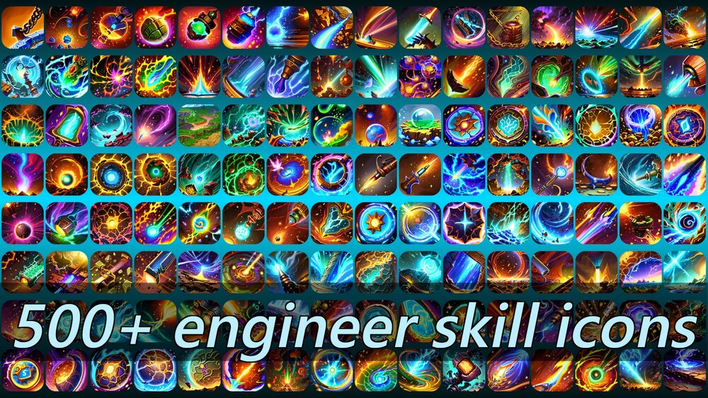 500+ engineer skill icons 