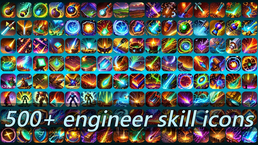 500+ engineer skill icons 