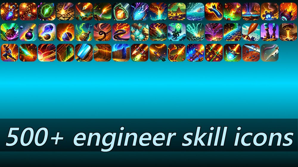 500+ engineer skill icons 