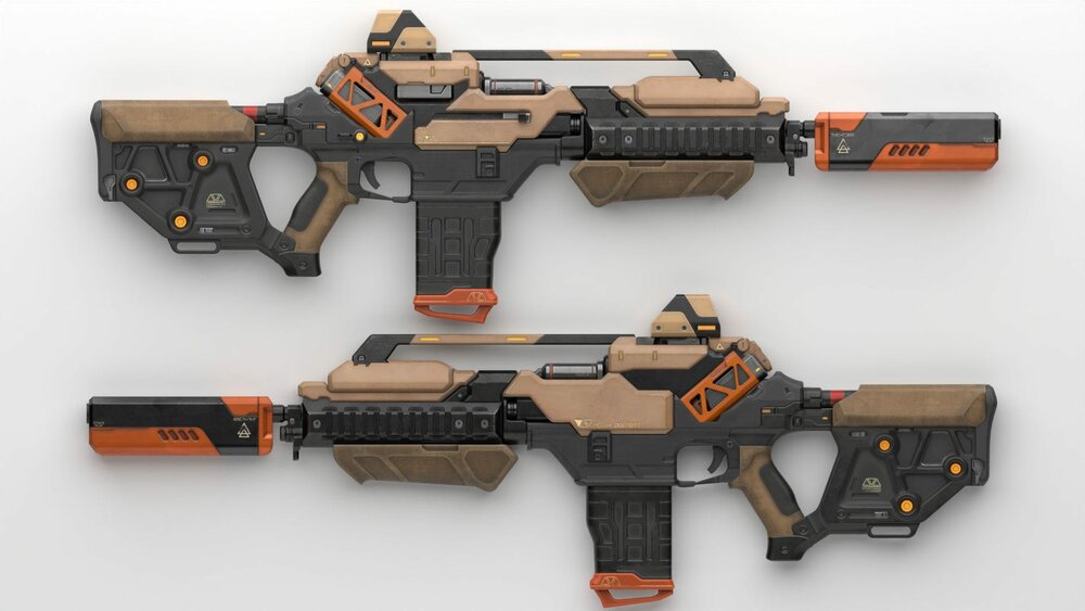 Sci-Fi Assault Rifle 