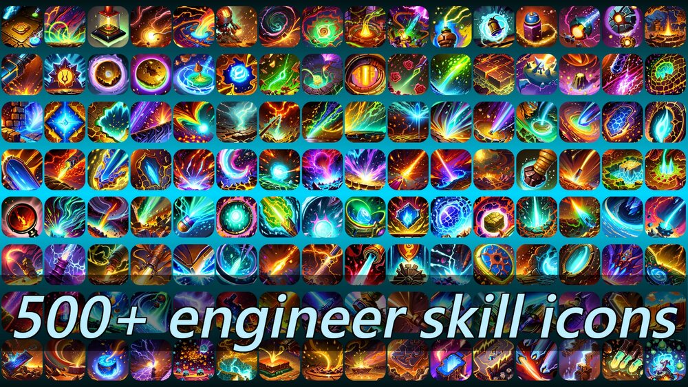 500+ engineer skill icons 