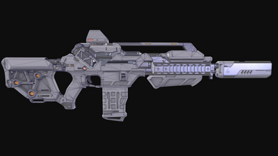 Sci-Fi Assault Rifle 