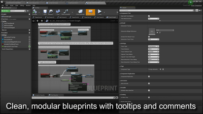 Simple Interactions blueprint framework 