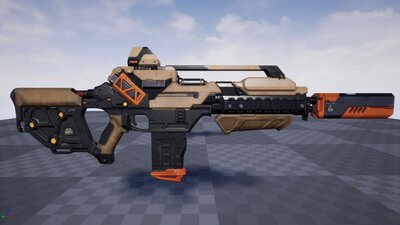 Sci-Fi Assault Rifle 