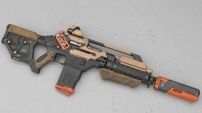 Sci-Fi Assault Rifle 