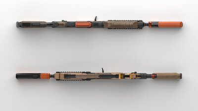 Sci-Fi Assault Rifle 