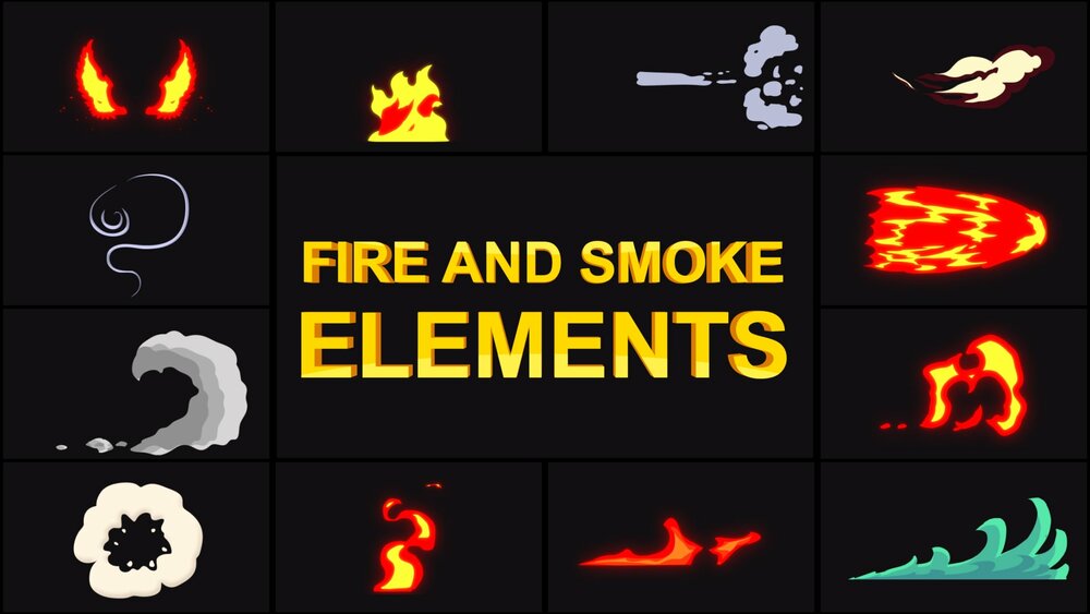 Fire And Smoke Elements 