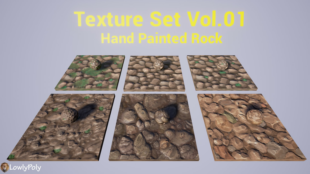 Rock Vol.01 - Hand Painted Textures 