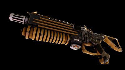 Sci-Fi Futuristic Laser Rifle 