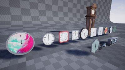 Animated Clocks 