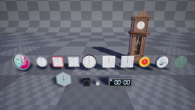 Animated Clocks 