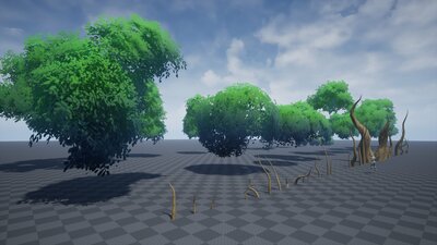 Modular Stylized Tree Kit 