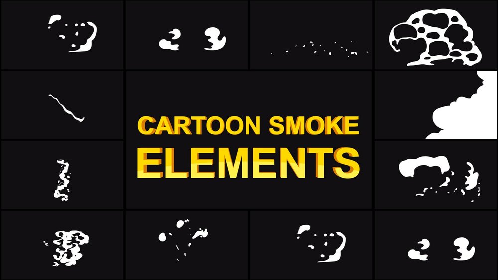 Cartoon Smoke Elements 