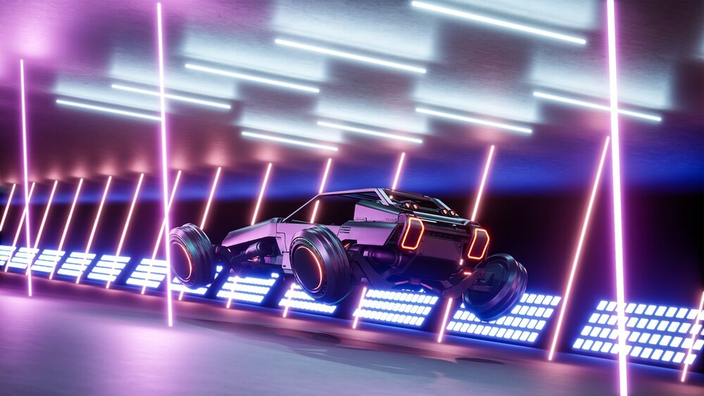 SciFi Cyber Hover Buggy 2 