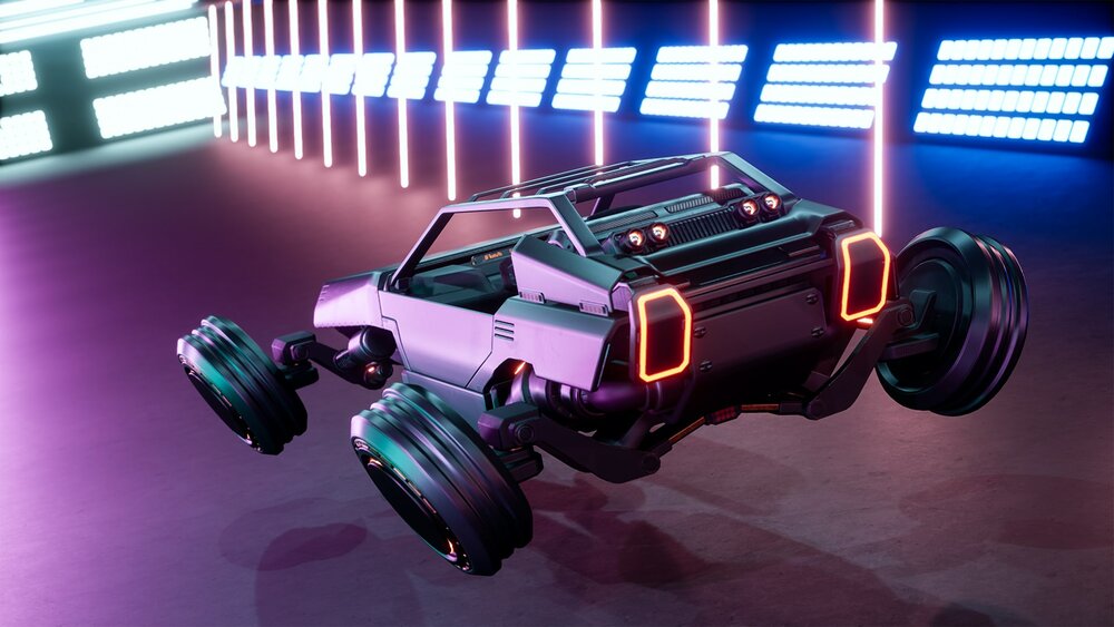 SciFi Cyber Hover Buggy 2 