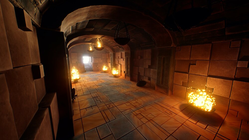 Stylized dungeon 