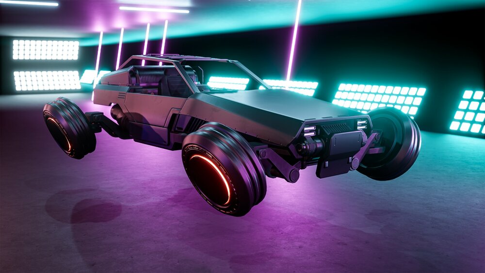 SciFi Cyber Hover Buggy 2 