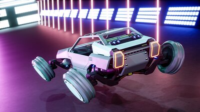 SciFi Cyber Hover Buggy 2 