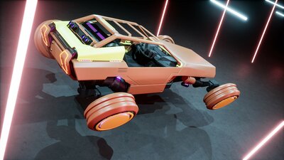 SciFi Cyber Hover Buggy 2 