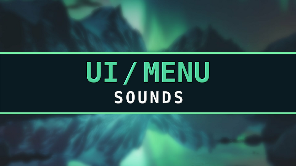 UI / Menu Sounds 