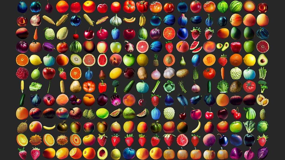 228 Fruits and Vegetables 