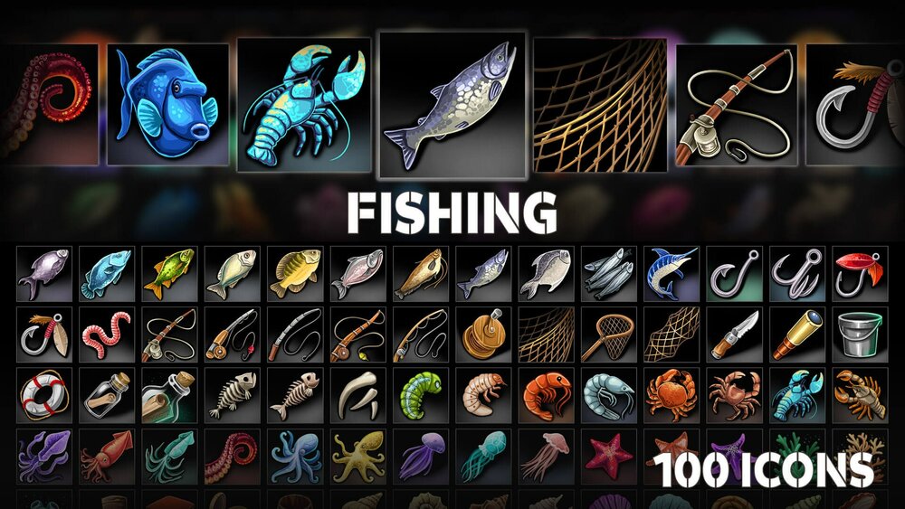 Fishing - Icons 