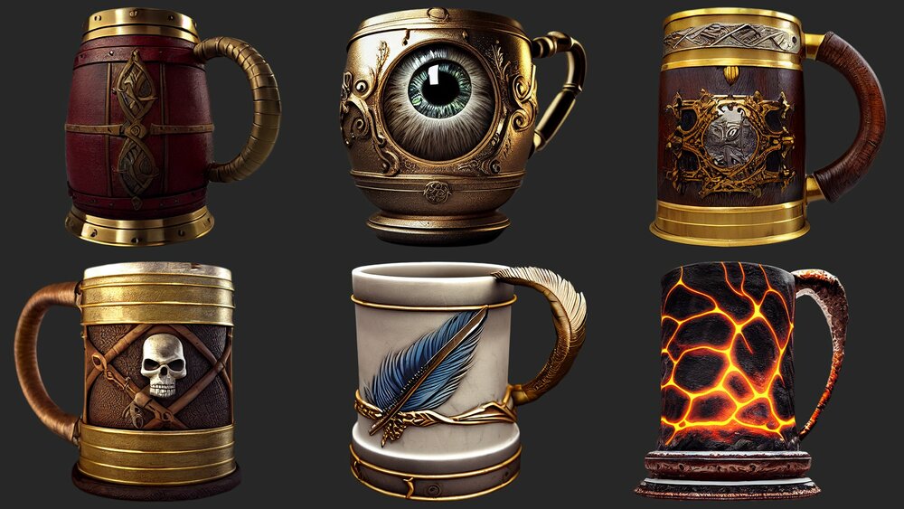 171 Tankards & Mugs 