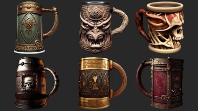 171 Tankards & Mugs 