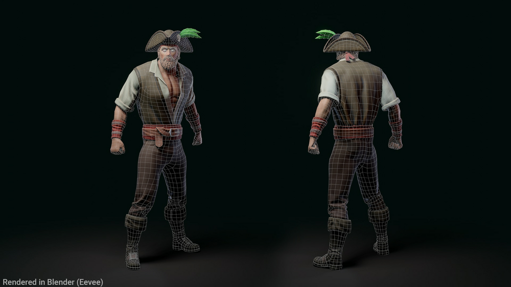 Stylized Pirate 1 