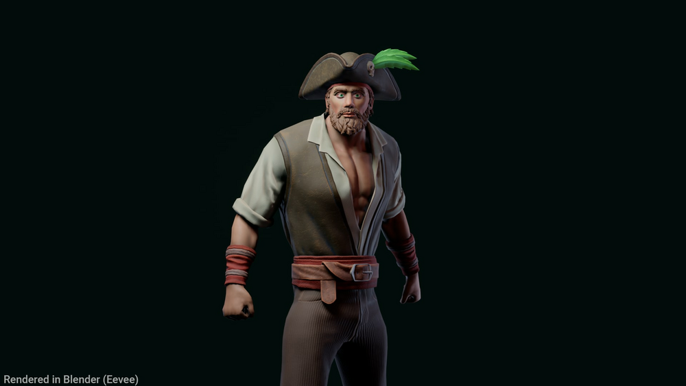 Stylized Pirate 1 