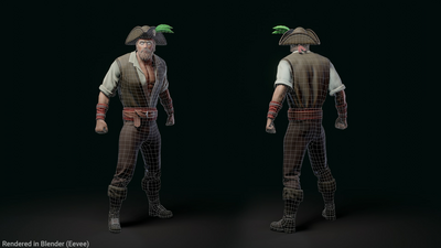 Stylized Pirate 1 